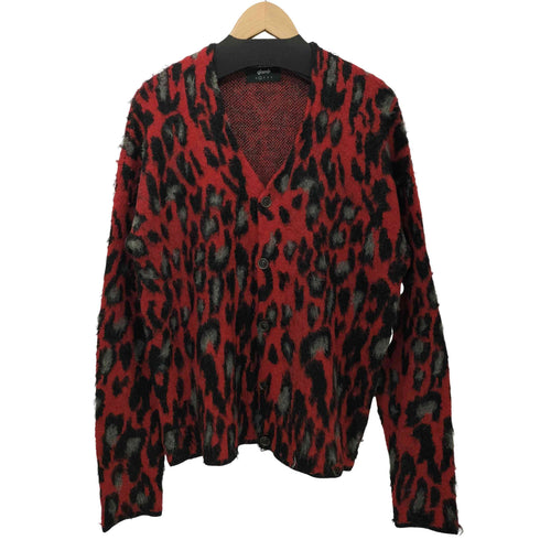 グラム glamb Kelog Cardigan レオパード シャギーニット カーディガン メンズ JPN:1