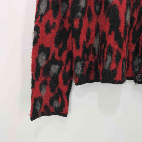 グラム glamb Kelog Cardigan レオパード シャギーニット カーディガン メンズ JPN:1