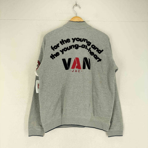 ヴァンヂャケット VAN JAC ワッペン刺繍 ハーフジップ スウェット メンズ JPN:M