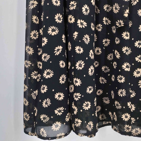 ローラアシュレイ LAURA ASHLEY フレンチスリーブ フラワーワンピース レディース 9号