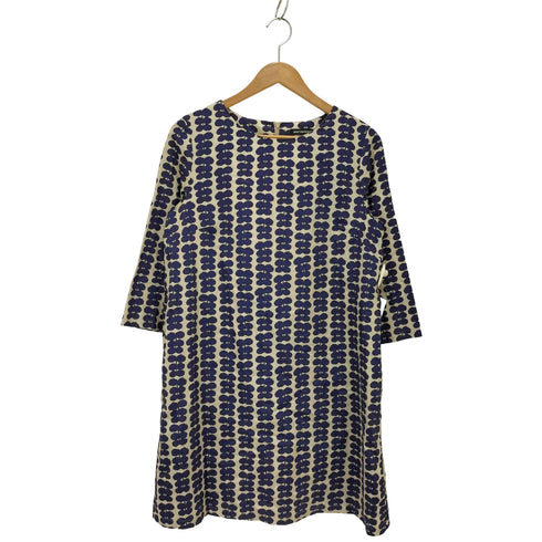 マリメッコ marimekko 七分袖 総柄 ワンピース レディース JPN:38