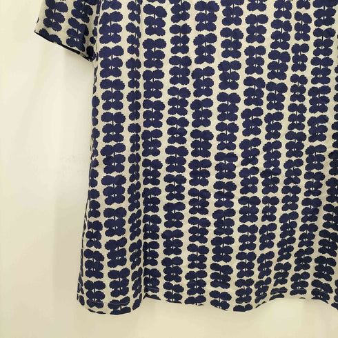 マリメッコ marimekko 七分袖 総柄 ワンピース レディース JPN:38