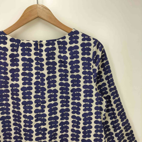 マリメッコ marimekko 七分袖 総柄 ワンピース レディース JPN:38