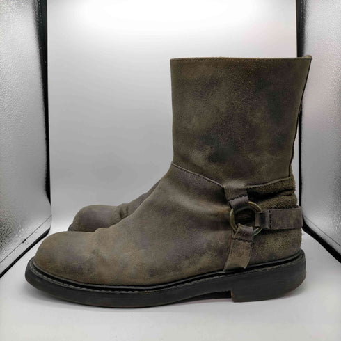 ブッテロ BUTTERO イタリア製 vibramソール 丸カン スウェードレザー ブーツ メンズ EUR:41