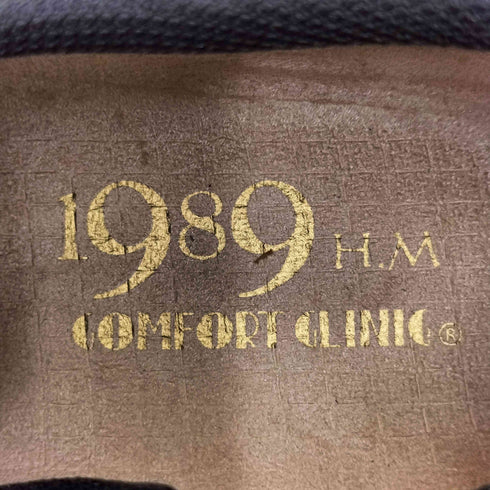 1989 H.M Comfort Clinic サイドジップレザースニーカー メンズ JPN:27