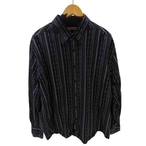 キューバベラ CUBAVERA ピンストライプ L/S シャツ メンズ import:XXL