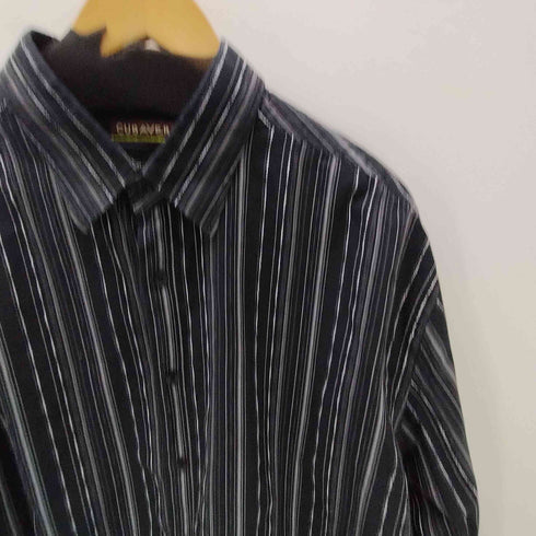 キューバベラ CUBAVERA ピンストライプ L/S シャツ メンズ import:XXL