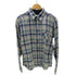 アルカルザ ALCARZA WASHABLE マドラスチェック ワッフル L/S シャツ メンズ import:XL