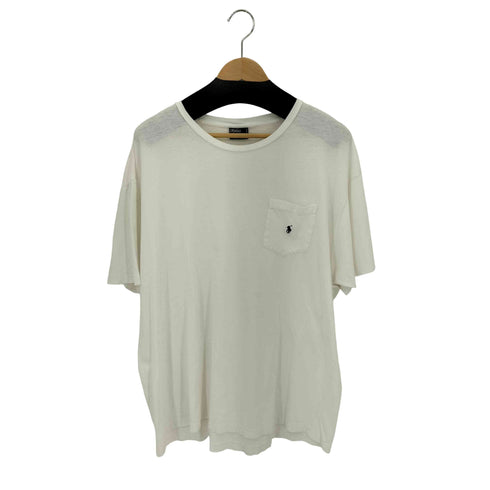 ポロバイラルフローレン Polo by RALPH LAUREN ポニー刺繍 コットンクルーネック半袖Tシャツ メンズ XL