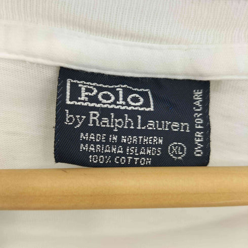ポロバイラルフローレン Polo by RALPH LAUREN ポニー刺繍 コットンクルーネック半袖Tシャツ メンズ XL