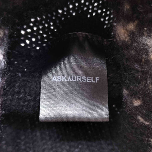 ASKYURSELF ウール混 ニット帽 メンズ
