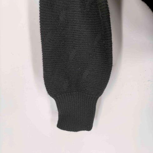 イッセイミヤケ ISSEY MIYAKE 70-80s オールスタイルタグ 刺繍デザインクロップドニットセーター レディース