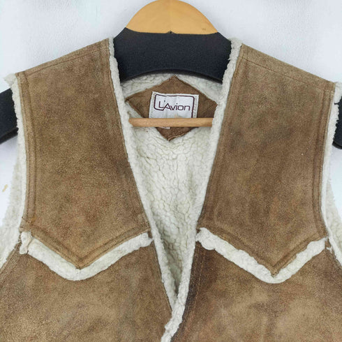 LAVION ムートンベスト メンズ JPN:L