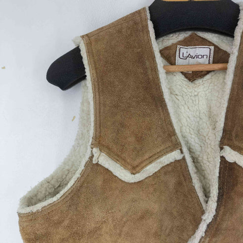 LAVION ムートンベスト メンズ JPN:L