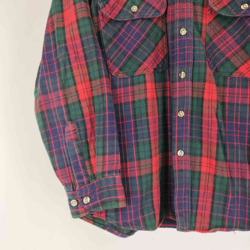 Great Land 90S L/S ネルシャツ フラップポケット メンズ