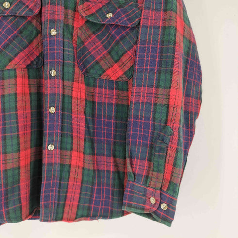 Great Land 90S L/S ネルシャツ フラップポケット メンズ