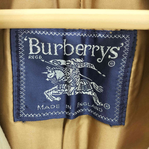 バーバリーズ BURBERRYS 英国製 ノバチェックライナー付き 比翼ステンカラーコート レディース