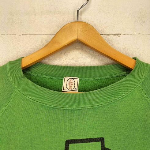 アベイシングエイプ A BATHING APE 90s 初期タグ BABY MILO ラグランスリーブスウェット メンズ L