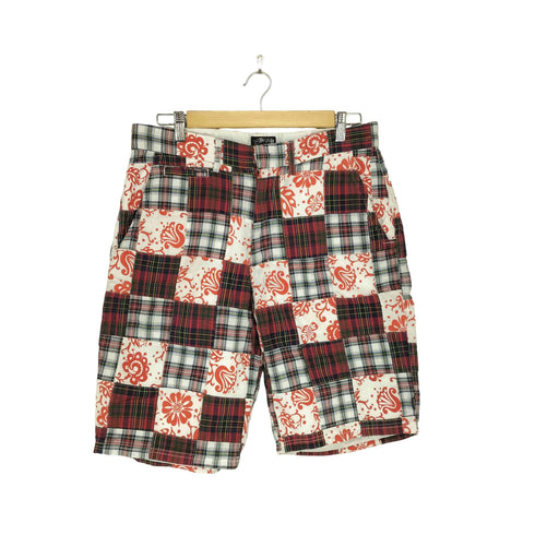 ステューシー Stussy パッチワークハーフパンツ メンズ 32