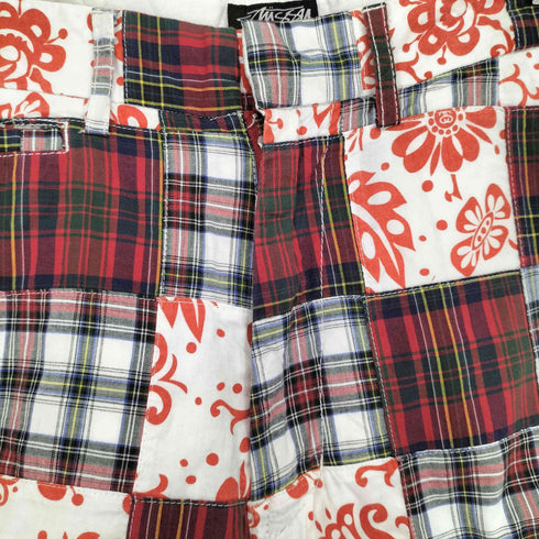 ステューシー Stussy パッチワークハーフパンツ メンズ 32