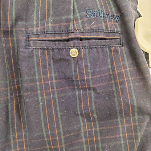 ステューシー Stussy 90s- チェック柄ハーフパンツ メンズ 32
