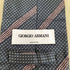 ジョルジオアルマーニ Giorgio Armani ラインデザインシルクネクタイ メンズ