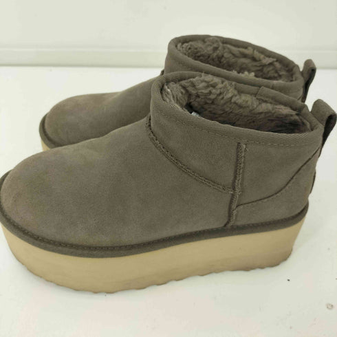 アグ UGG Classic Ultra Mini Platform クラシック ウルトラ ミニ プラットフォーム ムートン ブーツ レディース JPN:22