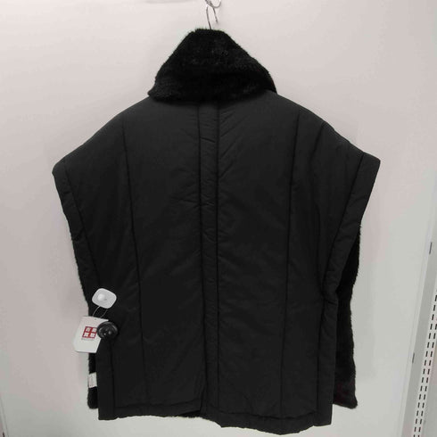 マーシャルテル MARECHAL TERRE 26SS ファーベスト フェイクファー×タフタ コンビネーション ベスト レディース JPN:2