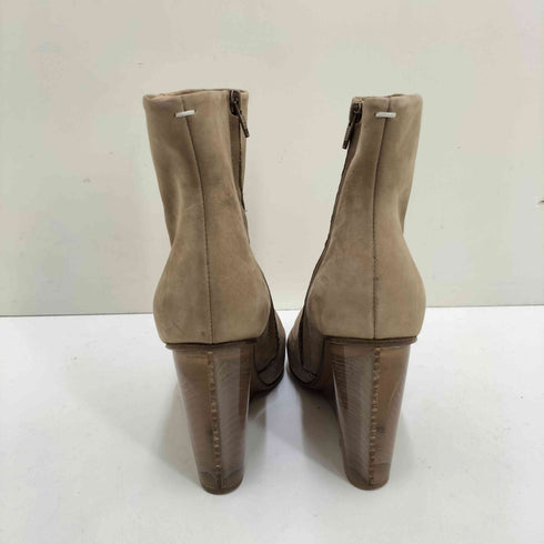 メゾンマルタンマルジェラ Maison Martin Margiela スウェードレザー クリアソール ウェッジソール ブーツ archive レディース 22.5