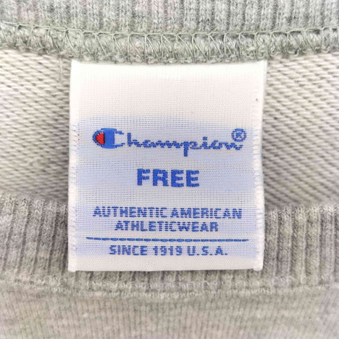 チャンピオン Champion アーチ ロゴ プリント クルーネック スウェット レディース FREE