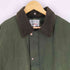 AVOCA COLLECTION 80S アイルランド製 裏地チェック 襟コーデュロイ フラップポケット オイルドジャケット メンズ import:XXL