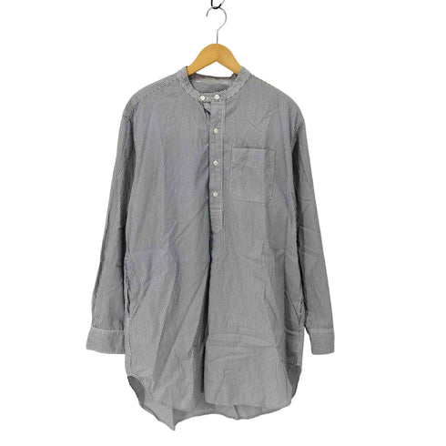 エンジニアードガーメンツ Engineered Garments USA製 ストライプ グランパロングシャツ メンズ import:M