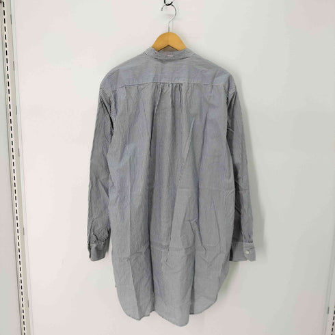 エンジニアードガーメンツ Engineered Garments USA製 ストライプ グランパロングシャツ メンズ import:M