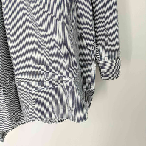 エンジニアードガーメンツ Engineered Garments USA製 ストライプ グランパロングシャツ メンズ import:M