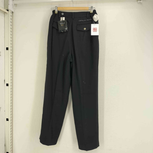 バレンザポースポーツ VALENZA PO SPORTS バックロゴ刺繍 シルバーボタン タックパンツ レディース EUR:40-42