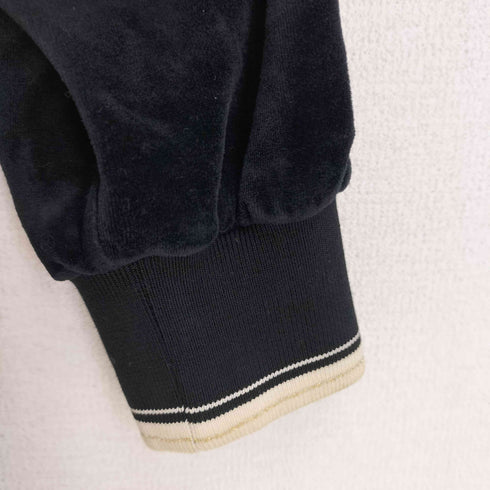バレンザポースポーツ VALENZA PO SPORTS ロゴワッペン 金ボタン ベロアジャケット レディース EUR:40