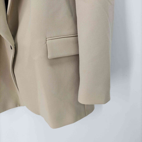 ザラ ZARA ポインテッドラペルブレザー シングルボタン テーラードジャケット レディース import:S