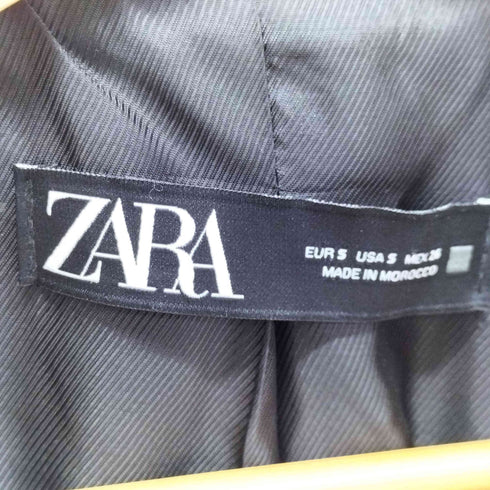 ザラ ZARA ポインテッドラペルブレザー シングルボタン テーラードジャケット レディース import:S