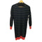 ポールスミスブラック Paul Smith BLACK ウール100 ボーダー ニット ロング ワンピース レディース JPN:L