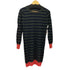 ポールスミスブラック Paul Smith BLACK ウール100 ボーダー ニット ロング ワンピース レディース JPN:L