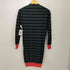 ポールスミスブラック Paul Smith BLACK ウール100 ボーダー ニット ロング ワンピース レディース JPN:L