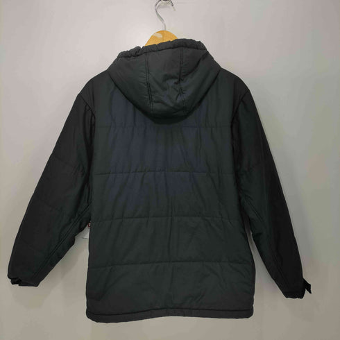 ナイキ NIKE 00s スウッシュ 刺繍 フーデッド 中綿 ジャケット メンズ JPN:S