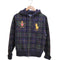 ポロラルフローレン POLO RALPH LAUREN ビッグポニー刺繍 チェック ダブルジップパーカー メンズ JPN:XS