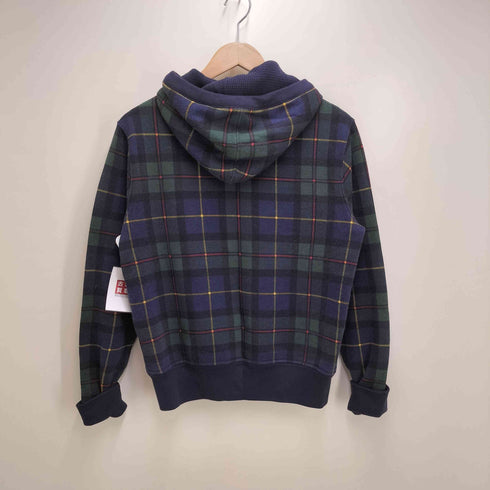 ポロラルフローレン POLO RALPH LAUREN ビッグポニー刺繍 チェック ダブルジップパーカー メンズ JPN:XS