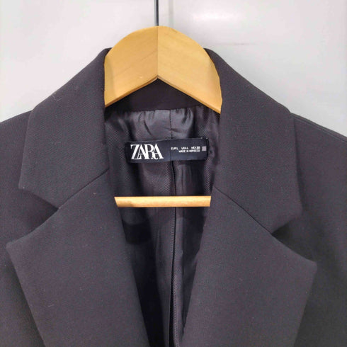 ザラ ZARA クロップド 短丈 テーラードジャケット レディース import:L