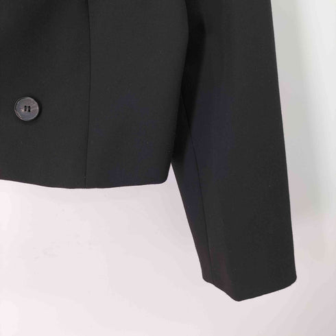 ザラ ZARA クロップド 短丈 テーラードジャケット レディース import:L