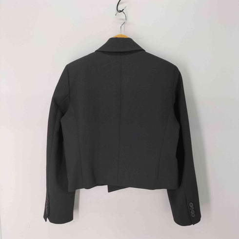 ザラ ZARA クロップド 短丈 テーラードジャケット レディース import:L