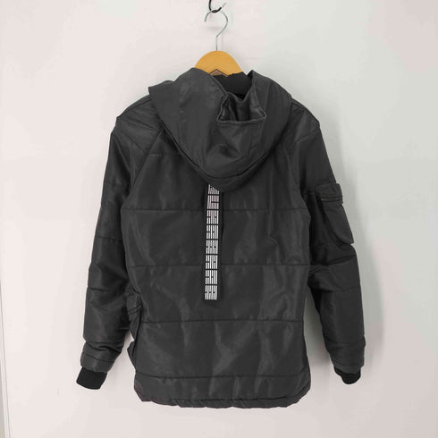 sarah pacini コーティング加工 コットン フーデット ライダース レディース JPN:1