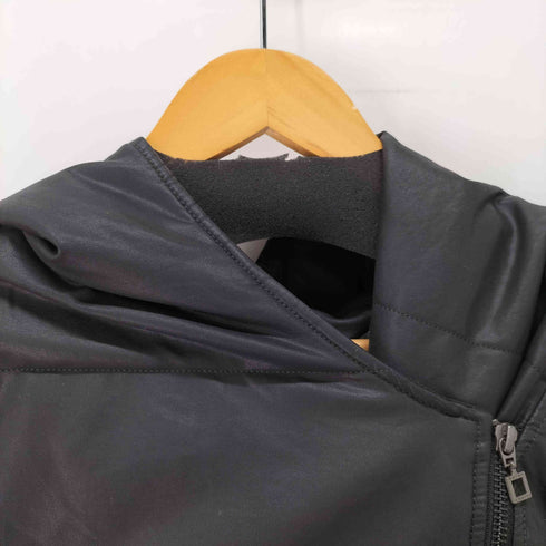 sarah pacini コーティング加工 コットン フーデット ライダース レディース JPN:1