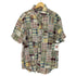 ブルックスブラザーズ BROOKS BROTHERS SPORT SHIRT パッチワークシャツ 半袖 ボタンダウン メンズ import:L